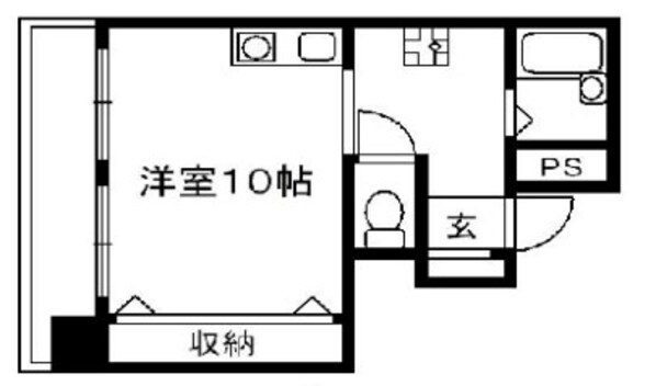 難波駅 徒歩5分 4階の物件間取画像